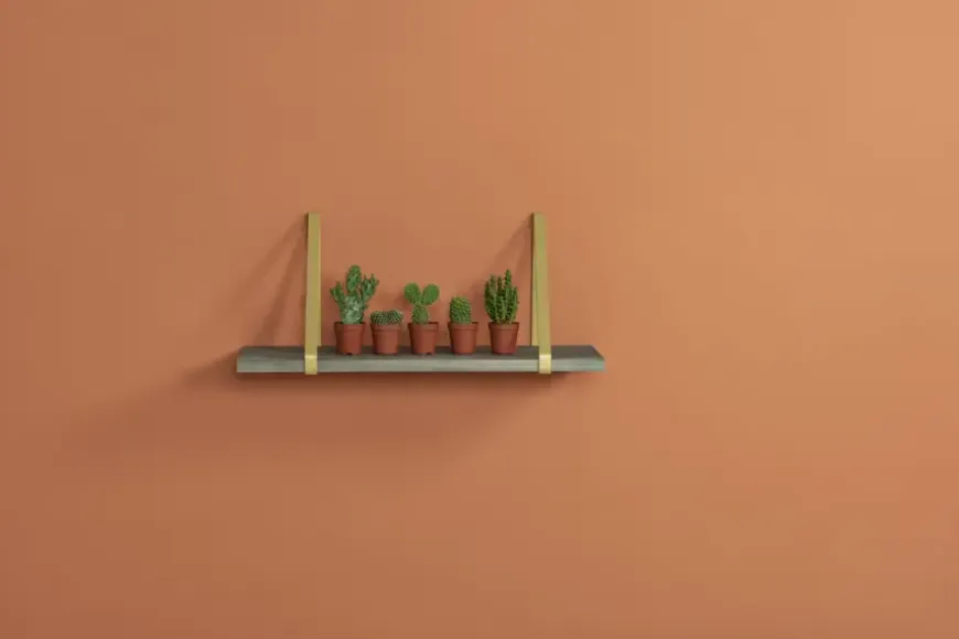 Plankdrager messing metaal 2 stuks