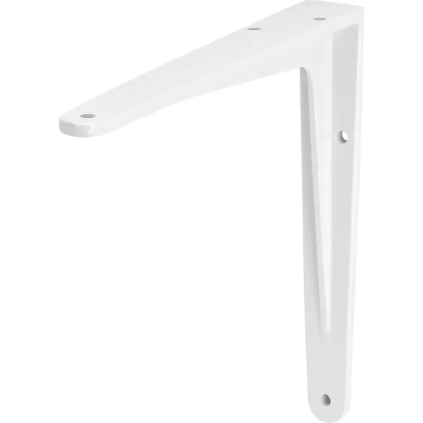 Plankdrager model 13 wit aluminium 17,5x20 cm