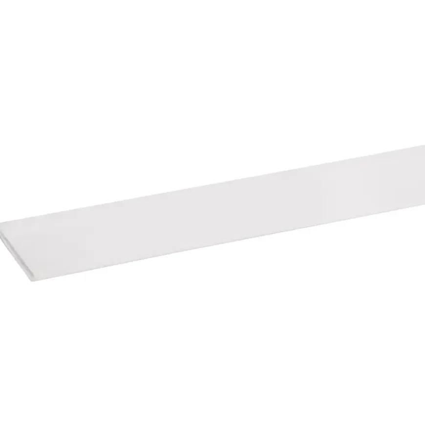 Platstaf 2600 x 30mm wit