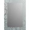 Plieger Art-line spiegel met kader - spiralen - 70 x 50 cm