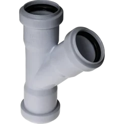 PPC T-stuk 45° 40 mm