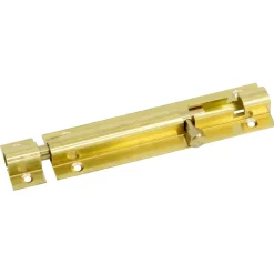 Geen Profielgrendel Vlak Messing 100x25 mm