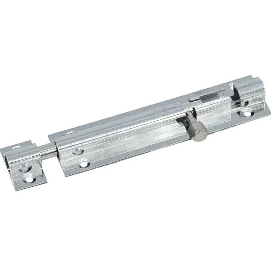 Geen Profielgrendel Vlak Nikkel 100x25 mm