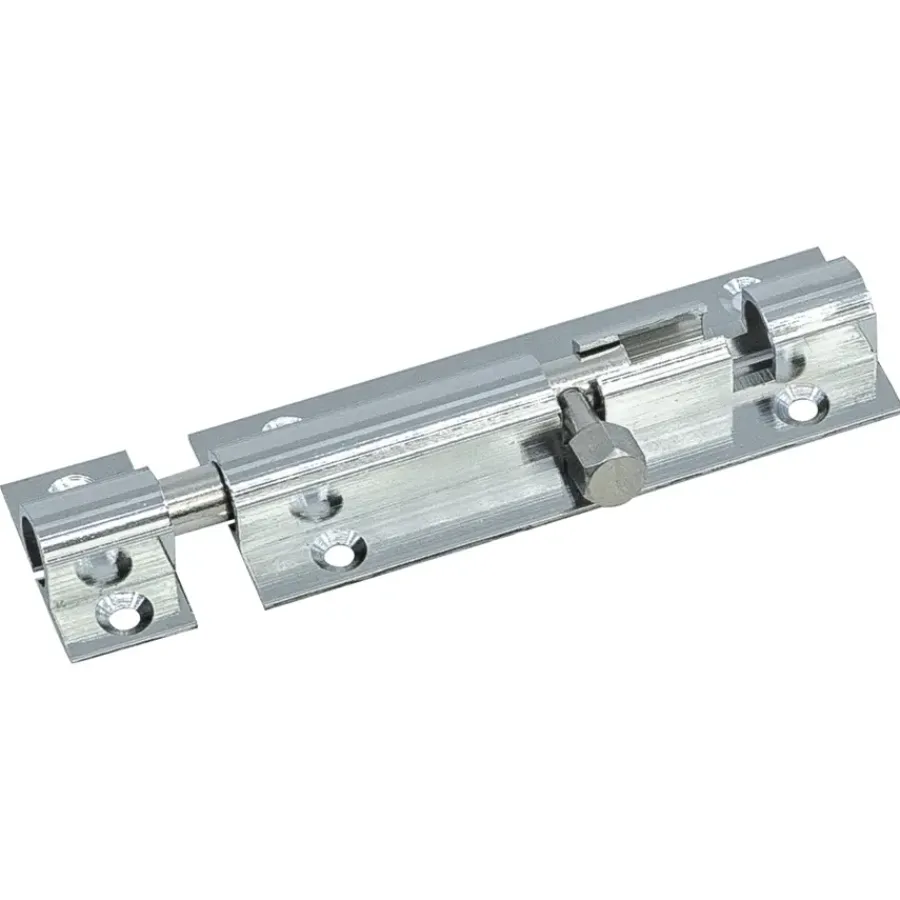 Geen Profielgrendel Vlak Nikkel 75x25 mm