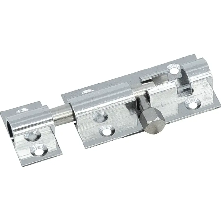 Geen Profielgrendel Vlak Nikkel 50x25 mm