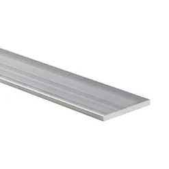 Geen Profiel plat aluminium brut 25x2x2000mm