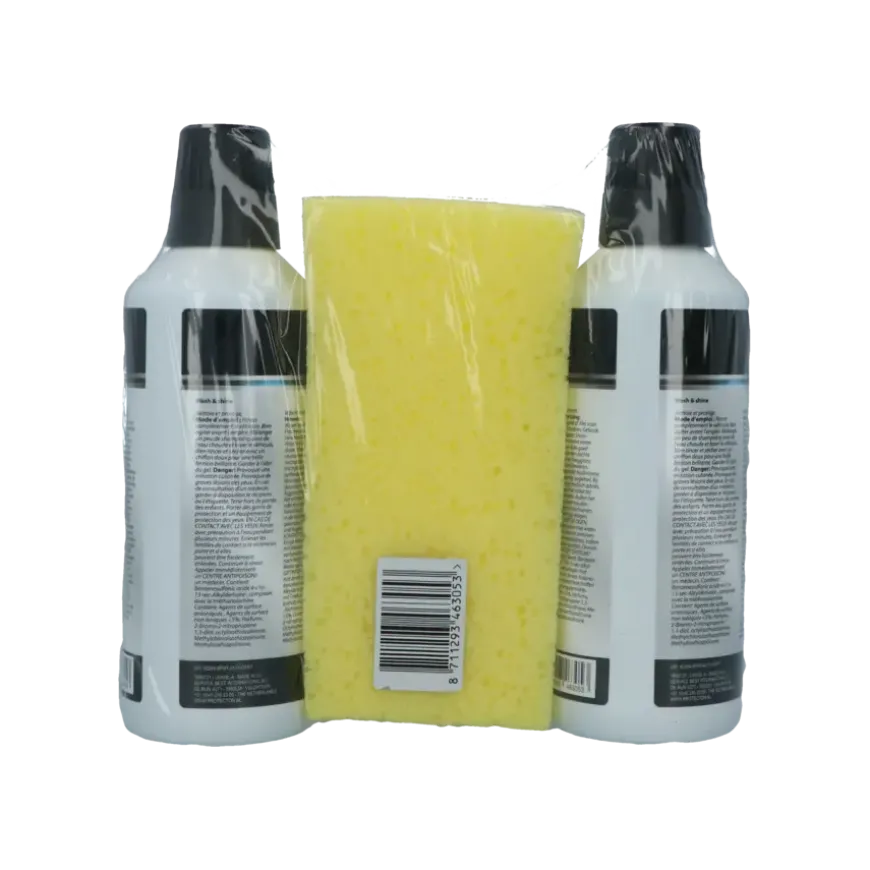 Protecton Wash & Shine Set 2x 500ml met Spons