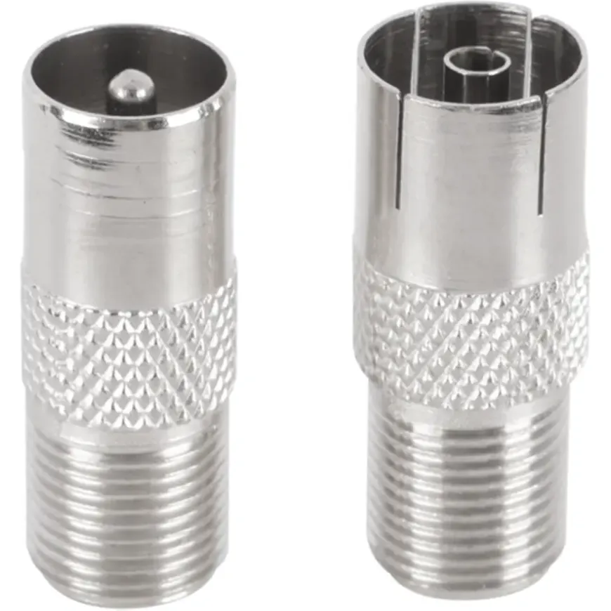 Q-Link coax adapter 1 male/FCON 1 female/FCON buitendraad