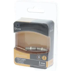 Q-Link coax kabel F-koppelstuk 2 stuks