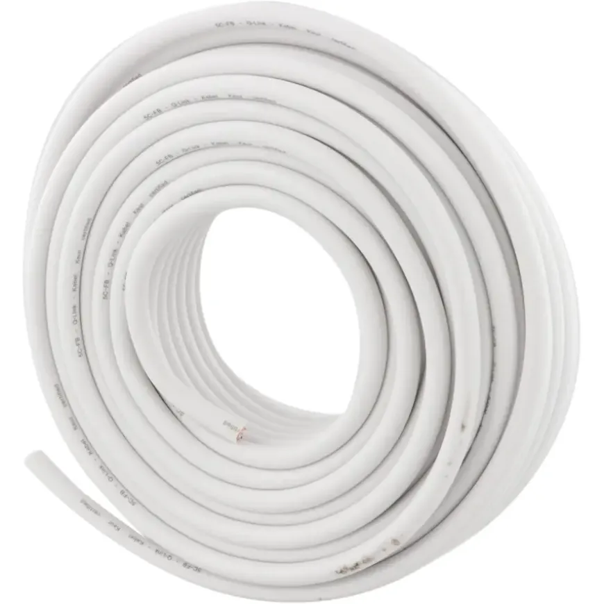 Q-Link coax kabel 20 meter wit kabelkeur