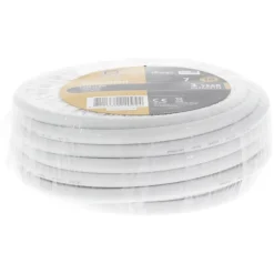 Q-Link coax kabel 10 meter wit kabelkeur
