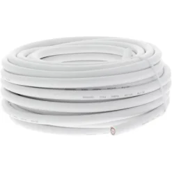 Q-Link coax kabel 10 meter wit kabelkeur