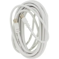 Q-Link coax kabel RG59 met F-connector 5 meter wit