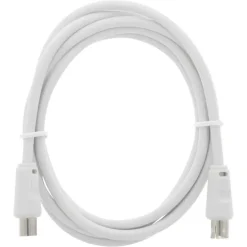 Q-Link coax kabel stekker recht 1.5 meter wit kabelkeur