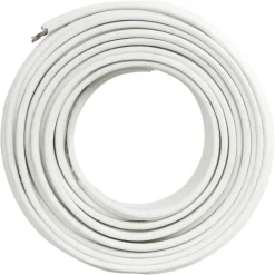 Q-Link coax/utp kabel RG6 25 meter wit