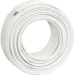 Q-Link coax/utp kabel RG6 25 meter wit