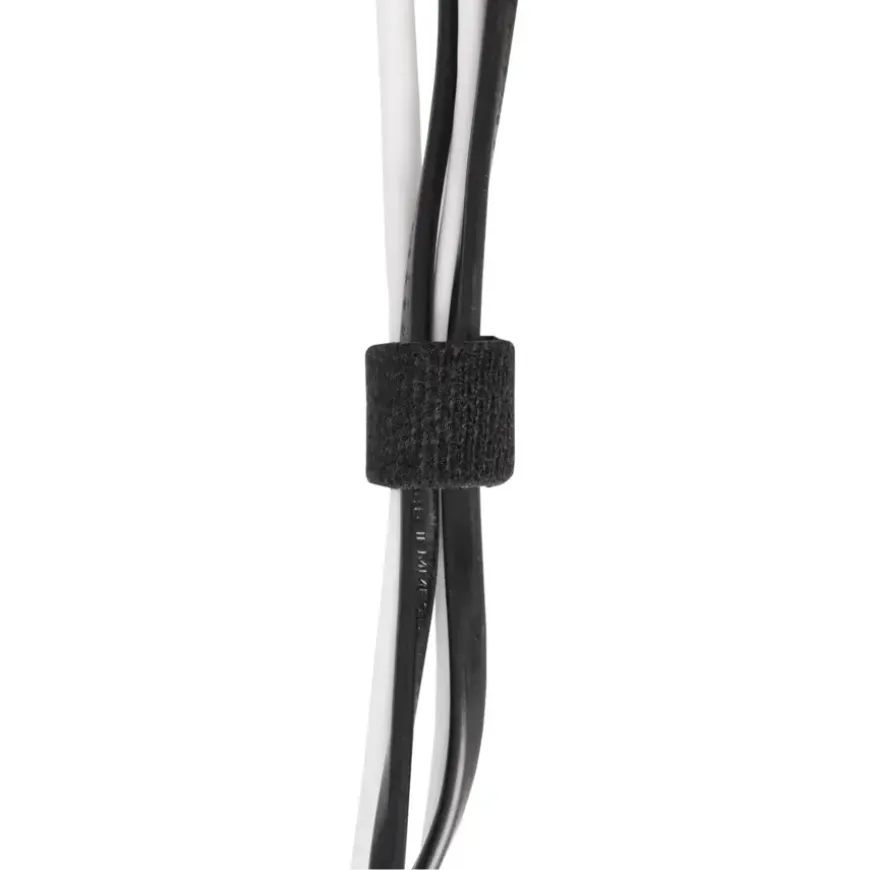 Q-Link kabelverbinder klitteband 120 cm zwart