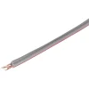 Q-Link luidsprekersnoer 2 x 0,25 mm² 25 meter grijs