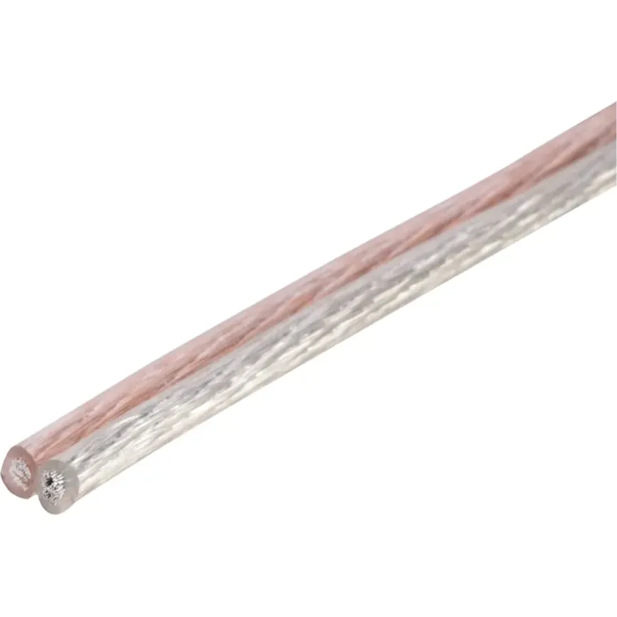 Q-Link luidsprekersnoer 2 x 1,5 mm² 10 meter transparant