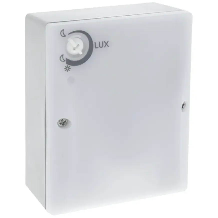 Q-Link Opbouw Schemerschakelaar Spatwaterdicht Grijs IP44