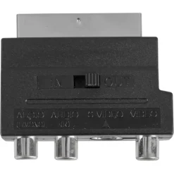 Q-Link scart adapter/schakelaar scart/3XRCA/SVHS
