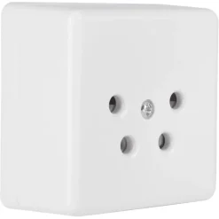 Q-Link telefoon contactdoos opbouw modulair 4 polig wit