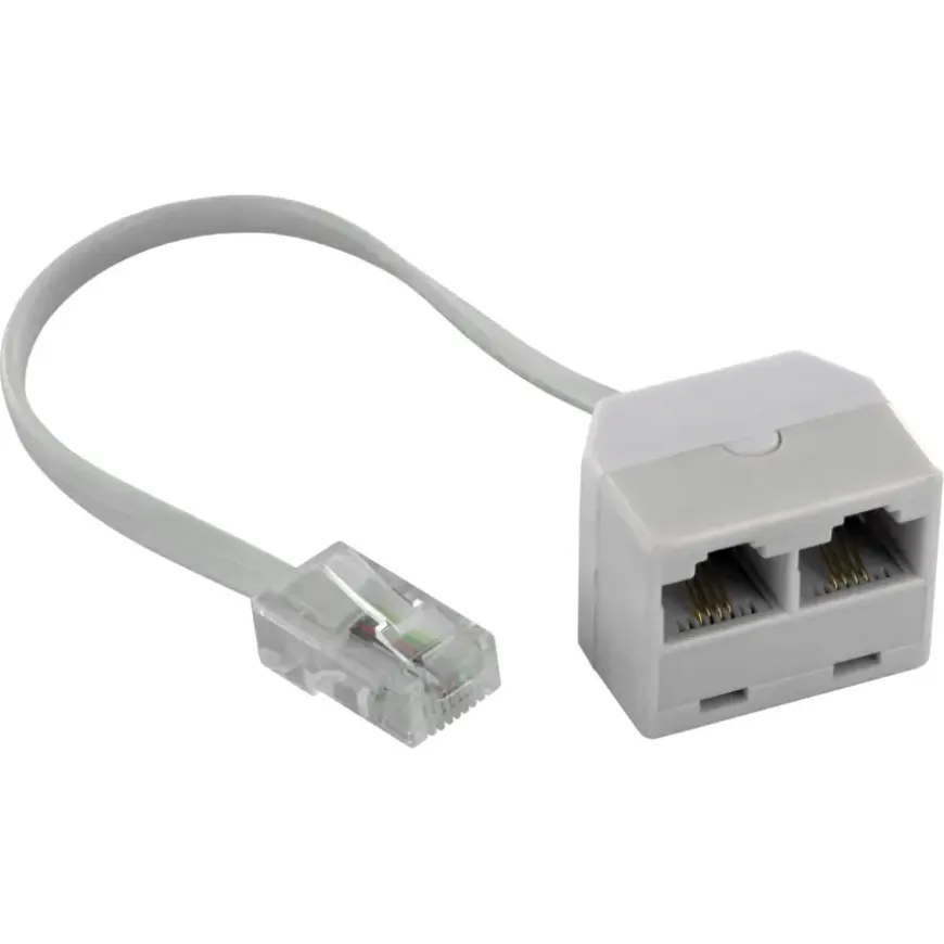 Q-Link telefoon splitter modulair ADSL wit
