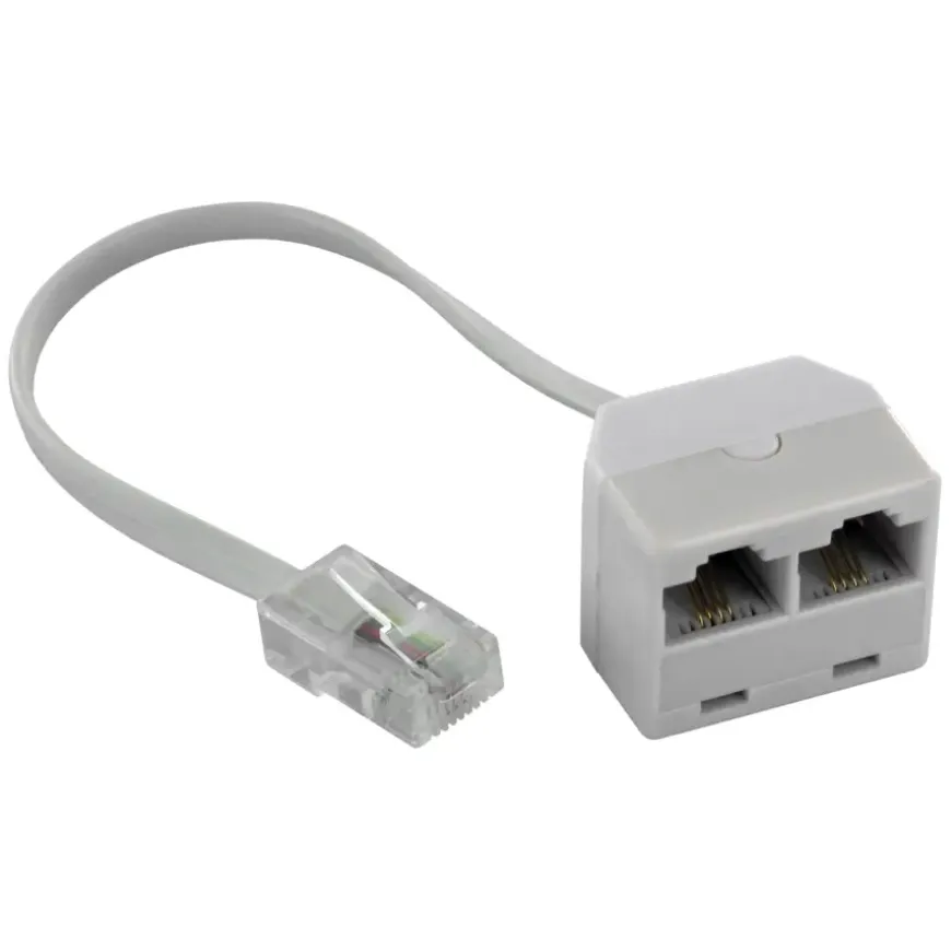 Q-Link telefoon splitter modulair ADSL wit
