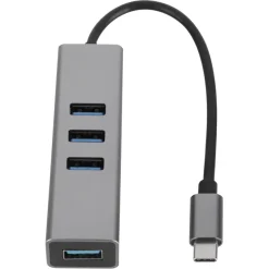 Q-Link USB-C hub 4 USB 3.0 poorten