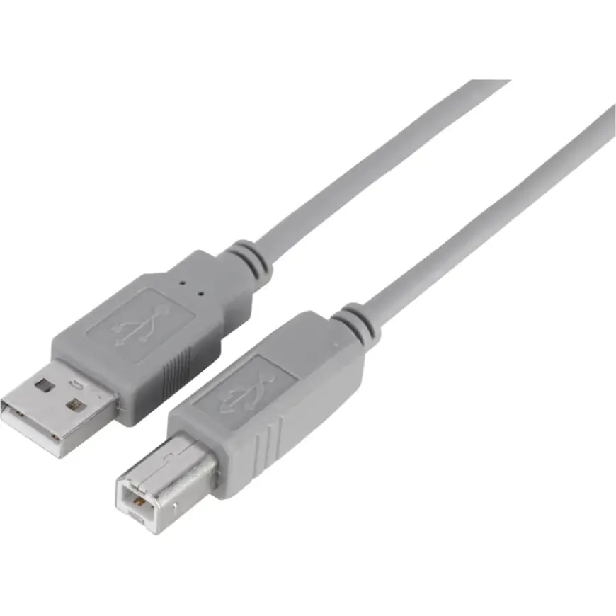 Q-Link USB kabel 2.0 printer/scanner 2 meter grijs
