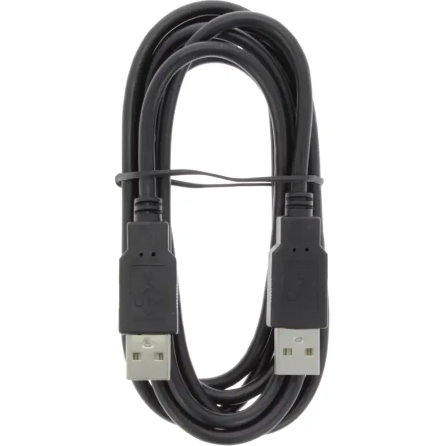 Q-Link USB kabel 2.0 USB-A male/male 2 meter grijs