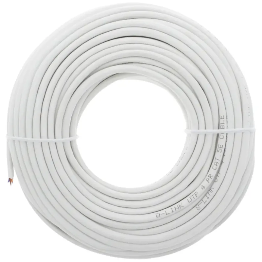 Q-Link UTP kabel CAT5E AWG26 20 meter wit