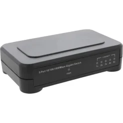 Q-link UTP netwerkswitch 5 poorten gigabit ethernet zwart