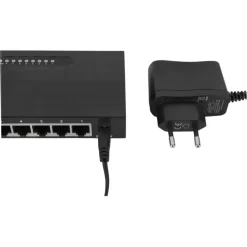 Q-link UTP netwerkswitch 8 poorten gigabit ethernet zwart