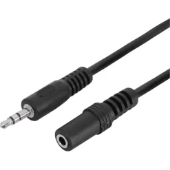 Q-Link verlengkabel stereo 3.5 mm male/female 2.5 meter
