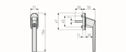 Raamboom FG110 zwart