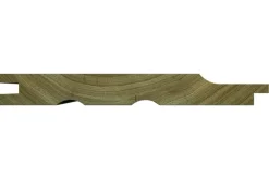 Rabatdeel vuren hout geschaafd 1,7 x 13,5 x 240 cm