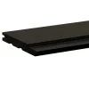 Rabatdeel vuren hout zwart 1,7 x 13,5 x 240 cm