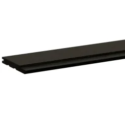 Rabatdeel vuren hout zwart 1,7 x 13,5 x 240 cm