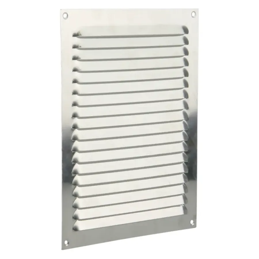Renson ventilatierooster opbouw aluminium zilver 200x250 mm