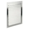 Renson ventilatierooster opbouw aluminium zilver 200x200 mm