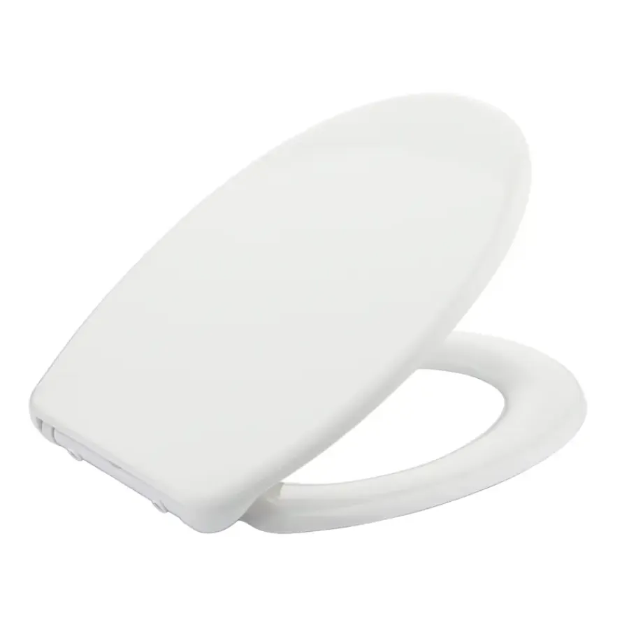 Geen Riga toiletbril thermoplast wit met softclose en quick release