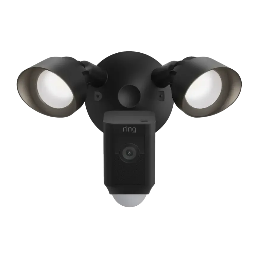 Ring Floodlight Camera Wired Plus Zwart