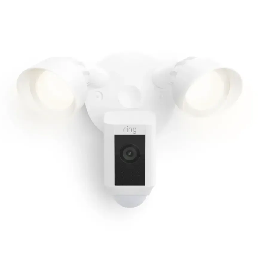 Ring Floodlight Camera Wired Plus Wit