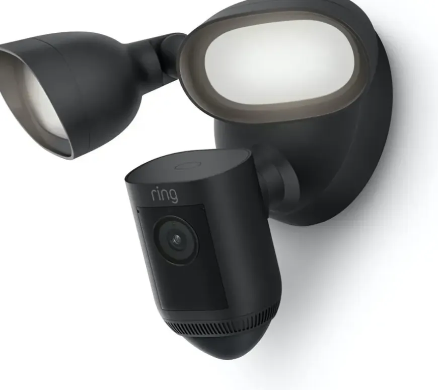 Ring Floodlight Camera Wired Pro Zwart 2K