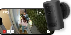 Ring Outdoor Camera Plus Battery Zwart 2K
