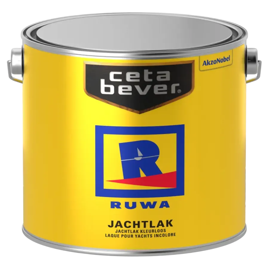 CetaBever Ruwa jachtlak hoogglans kleurloos 2,5 l