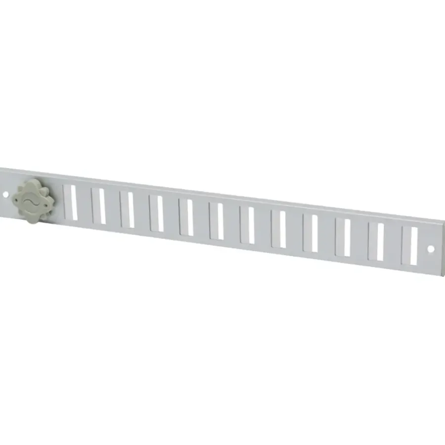 Sanivesk afsluitbaar schuifrooster aluminium geanodiseerd 37x4 cm