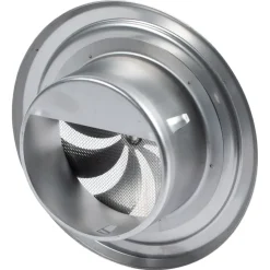 Sanivesk afsluitbaar schuifrooster RVS Ø 125 mm