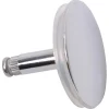 Sanivesk Afvoerplug Bad + Knop Zwart